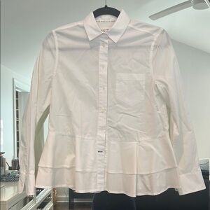 kate spade Women's White Button-Down Shirt